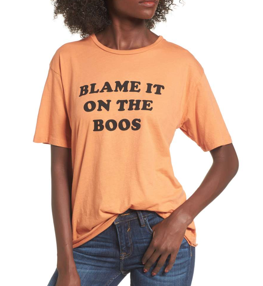 Nordstrom Blame it on the boos graphic tee