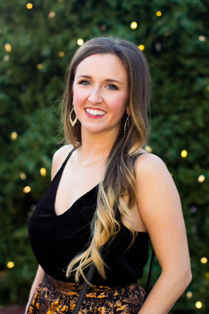 Cait and Co Blog Holiday Glam Look with Patricia Coskey Photography