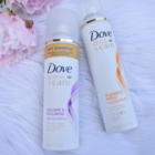 dove dry shampoo and hairspray