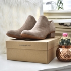 lucky brand booties with a low heel